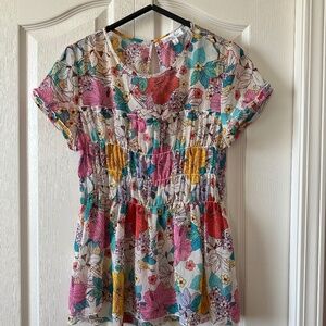 Grace & Lace smocked top